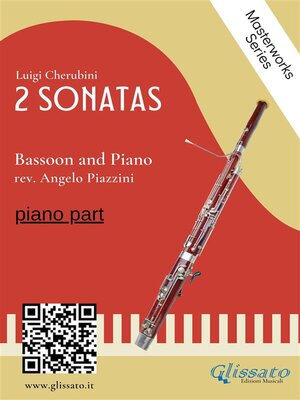 cover image of (piano part) 2 Sonatas by Cherubini--Bassoon and Piano